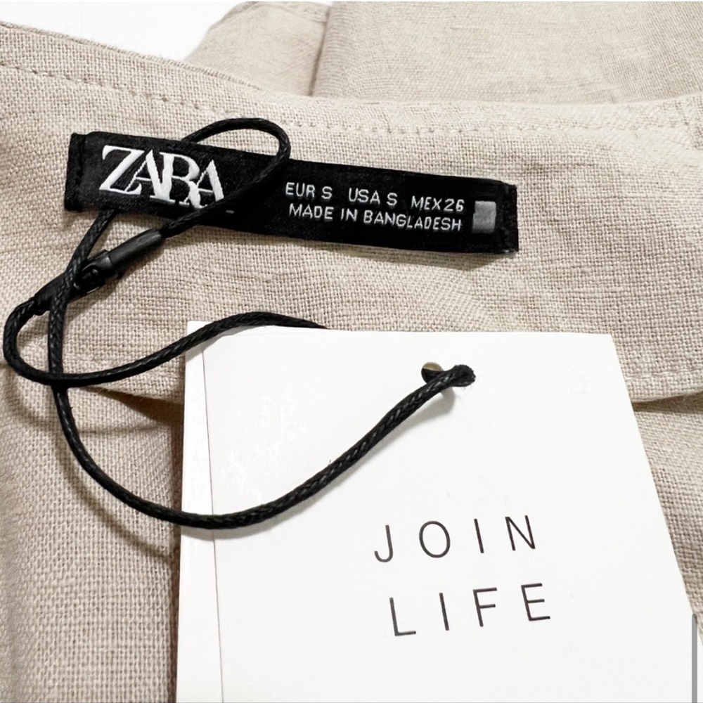 Zara Rustic Linen Dress - Picture 10 of 12